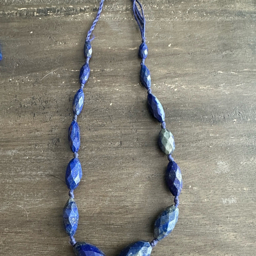 VTG Lapis Necklace - Picture 4 of 9
